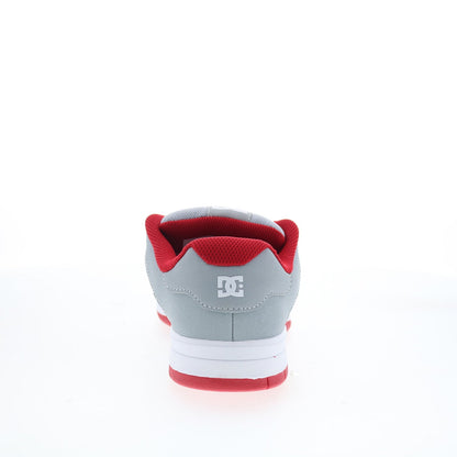 DC Central ADYS100551-GRF Mens Gray Leather Skate Inspired Sneakers Shoes