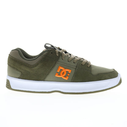 DC Lynx Zero ADYS100615-ARO Mens Green Suede Skate Inspired Sneakers Shoes