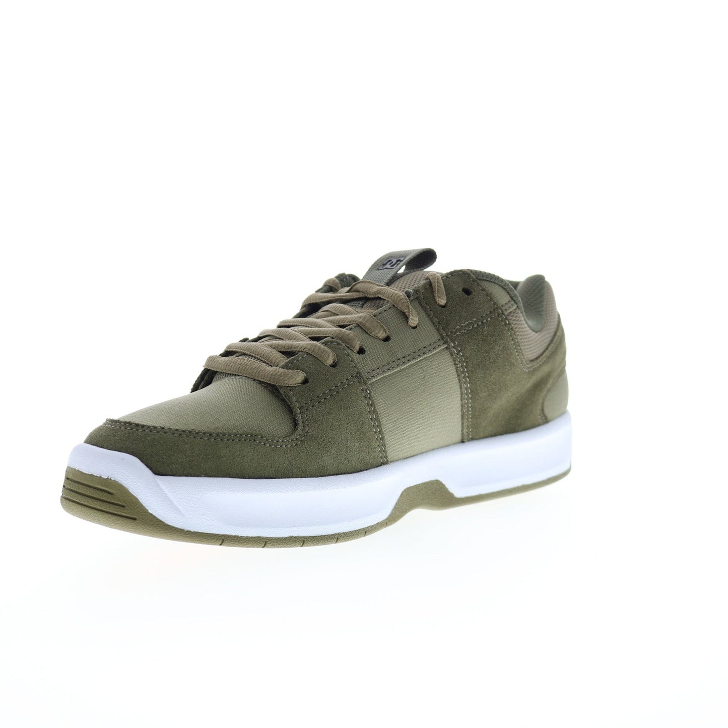 DC Lynx Zero ADYS100615-ARO Mens Green Suede Skate Inspired Sneakers Shoes