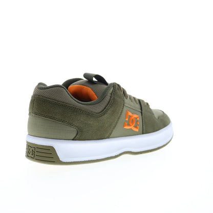 DC Lynx Zero ADYS100615-ARO Mens Green Suede Skate Inspired Sneakers Shoes