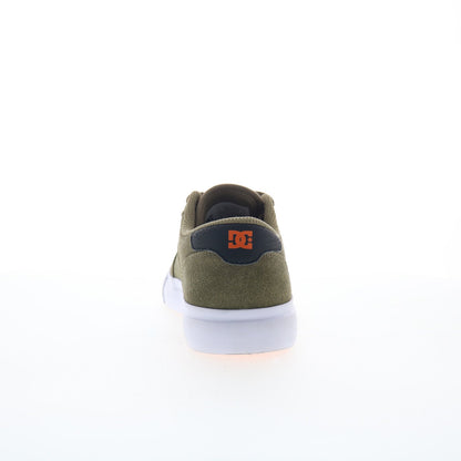 DC Teknic ADYS300763-OVC Mens Green Suede Skate Inspired Sneakers Shoes