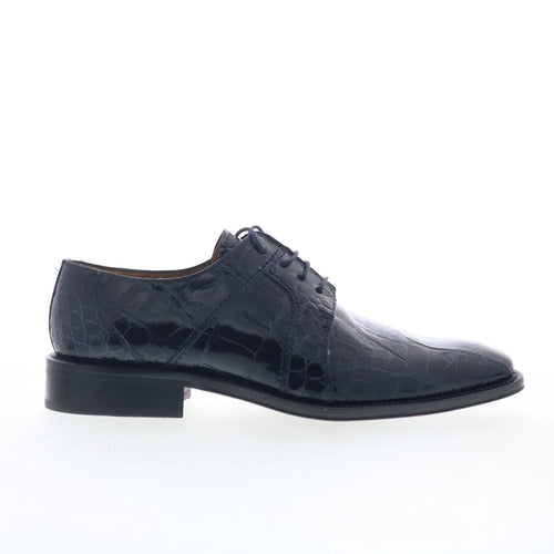 Ferrini Alligator 205 528 F205NB Mens Blue Oxfords & Lace Ups Casual Shoes