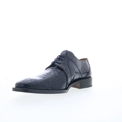 Ferrini Alligator 205 528 F205NB Mens Blue Oxfords & Lace Ups Casual Shoes