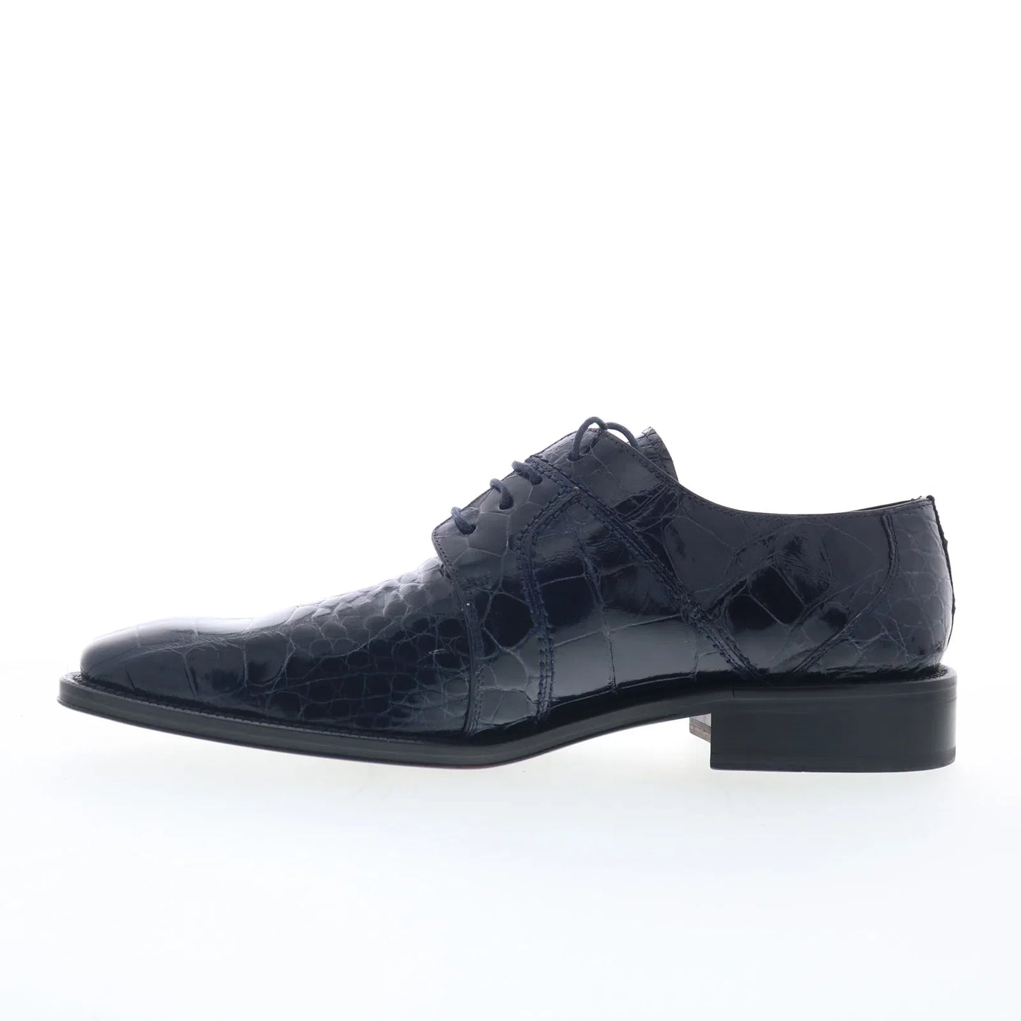 Ferrini Alligator 205 528 F205NB Mens Blue Oxfords & Lace Ups Casual Shoes