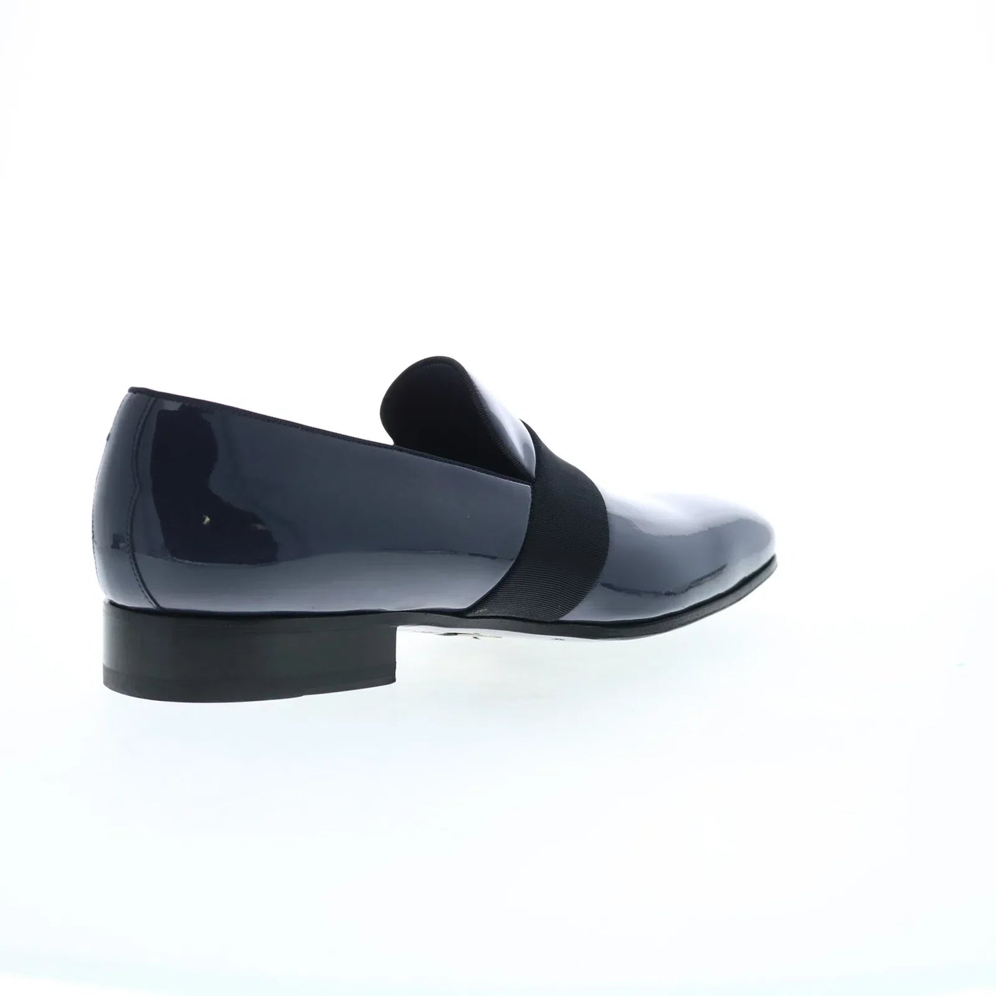 Di Bianco Andria Patent Tuxedo Mens Blue Loafers & Slip Ons Casual Shoes