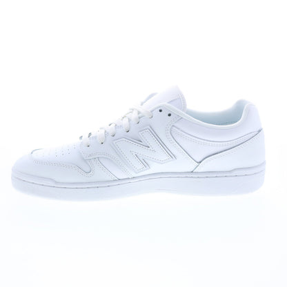 New Balance 480 BB480L3W Mens White Leather Lifestyle Sneakers Shoes