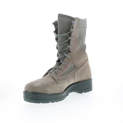 Belleville Hot Weather Steel Toe Made In USA Mens Gray Wide Tactical Boots