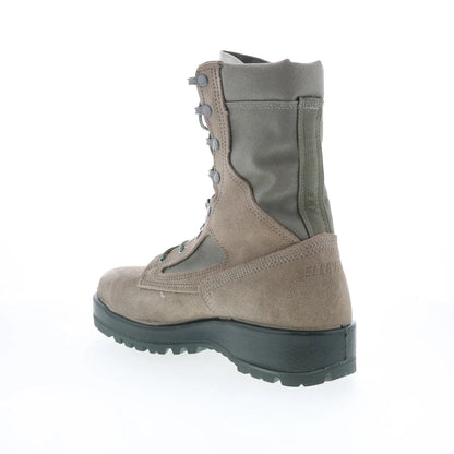 Belleville Hot Weather Steel Toe Made In USA Mens Gray Wide Tactical Boots