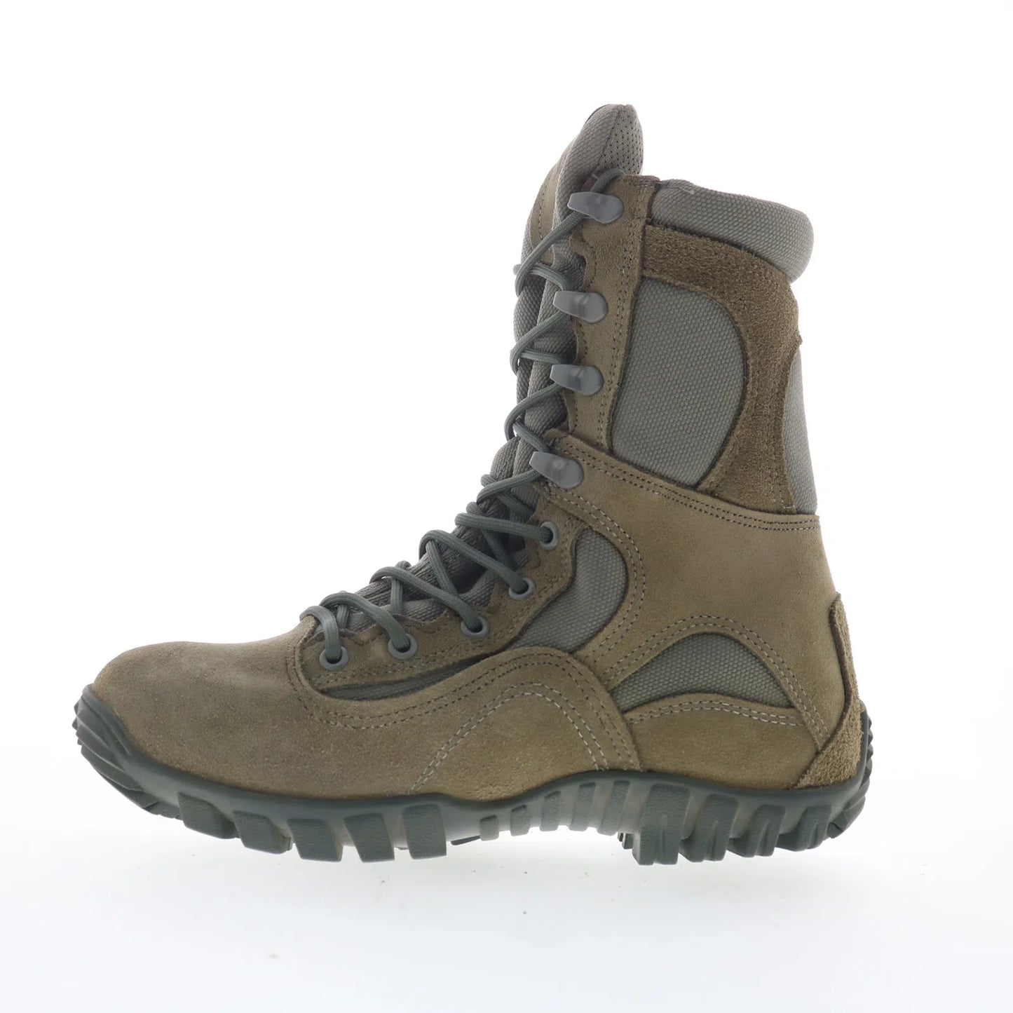 Belleville Sabre Made In USA 693 Mens Gray Suede Lace Up Tactical Boots
