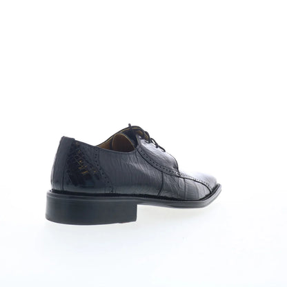 Ferrini Belly Alligator 4013 082 Mens Black Oxfords & Lace Ups Casual Shoes