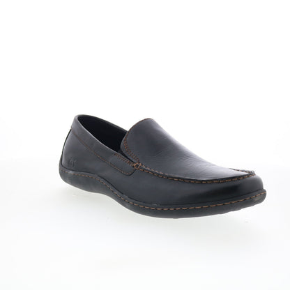 Born Caleb BM0008003 Mens Black Leather Loafers & Slip Ons Casual Shoes