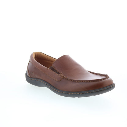 Born Brompton II BM0010716 Mens Brown Loafers & Slip Ons Casual Shoes