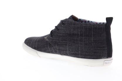Ben Sherman Bristol Chukka BNM00160 Mens Black Canvas Lifestyle Sneakers Shoes
