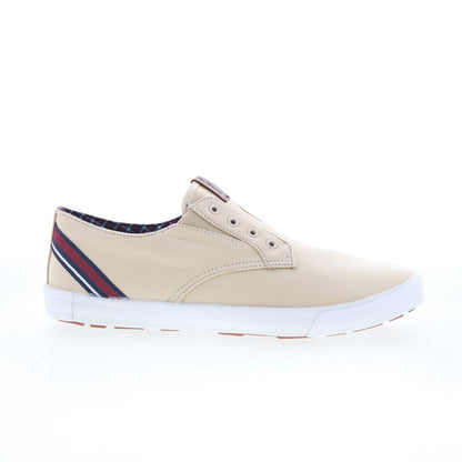 Ben Sherman Pete Laceless BNMS19004-TNCO Mens Beige Lifestyle Sneakers Shoes