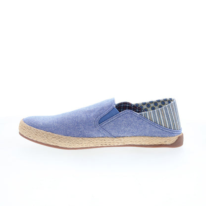Ben Sherman Prill Heel Slip Stripe Mens Blue Canvas Lifestyle Sneakers Shoes