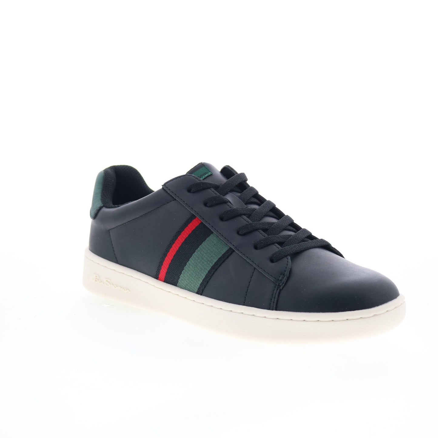 Ben Sherman Hampton Stripe BSMHAMPSV-0944 Mens Black Lifestyle Sneakers Shoes
