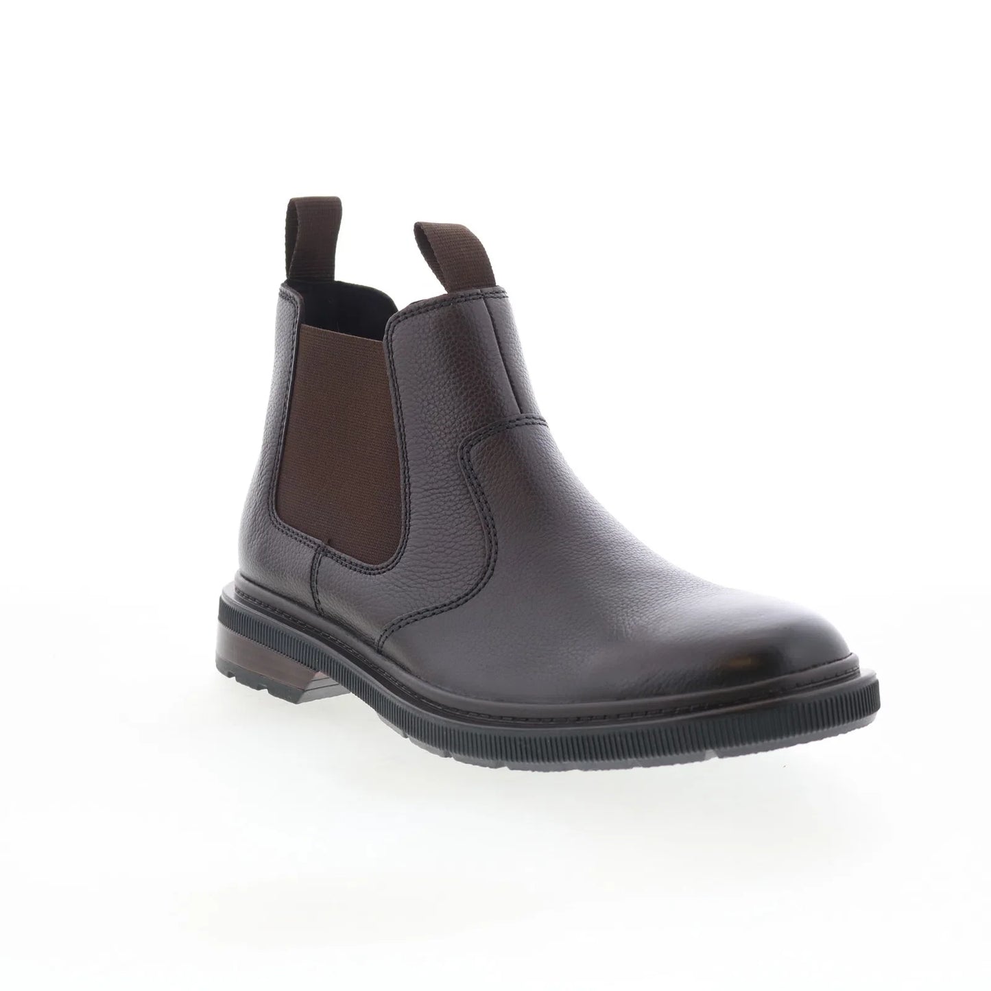 Clarks Burchill Up 26179403 Mens Brown Leather Slip On Chelsea Boots