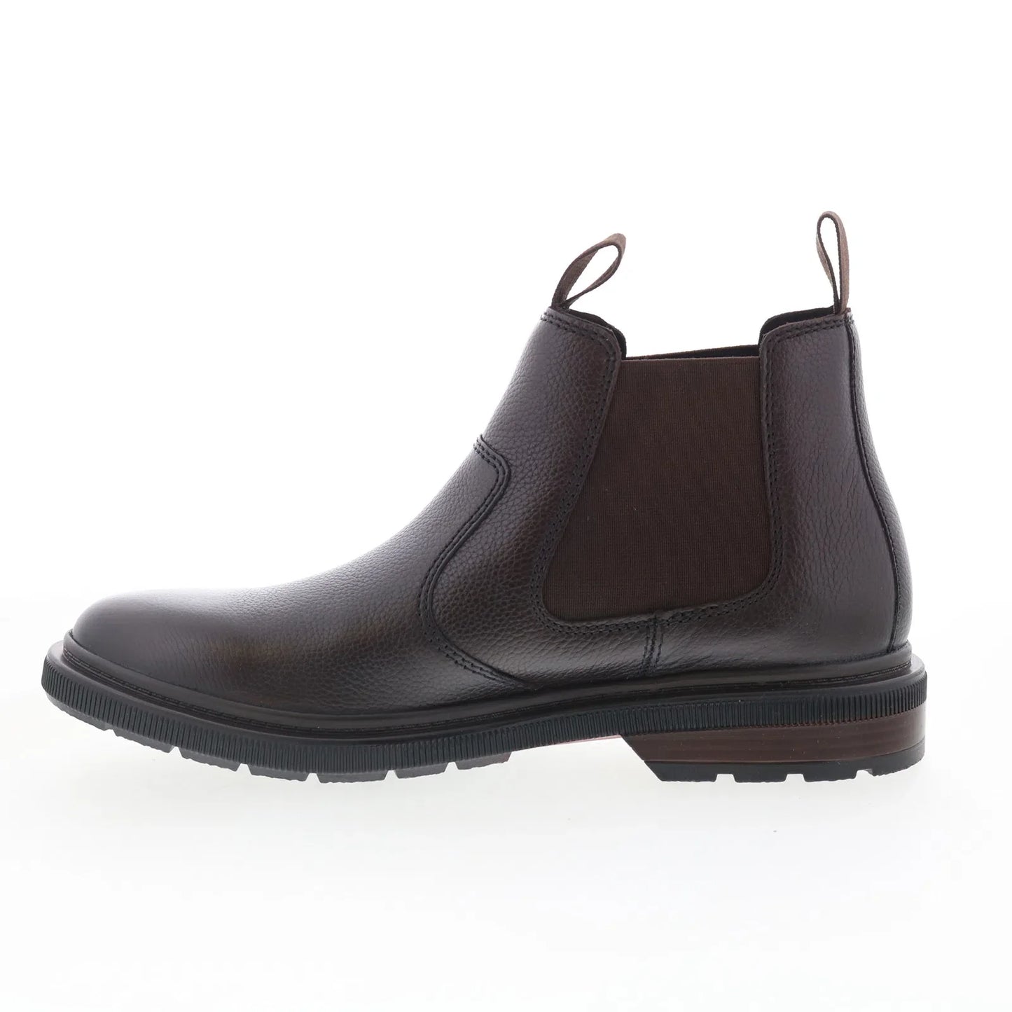 Clarks Burchill Up 26179403 Mens Brown Leather Slip On Chelsea Boots