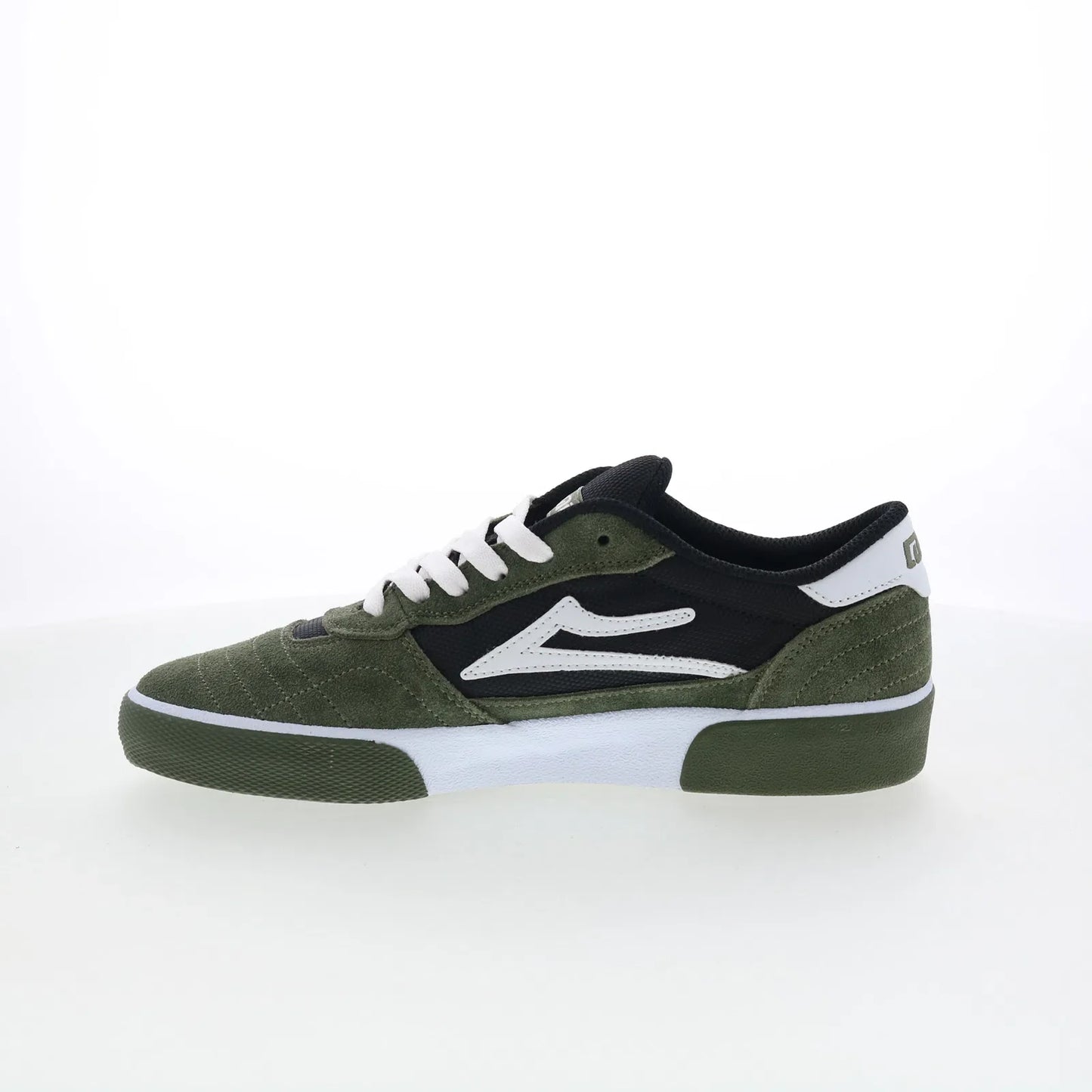 Lakai Cambridge Mens Green Suede Lace Up Skate Inspired Sneakers Shoes