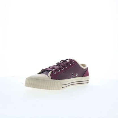 PF Flyers Center LO Vintage Mens Red Leather Lifestyle Sneakers Shoes
