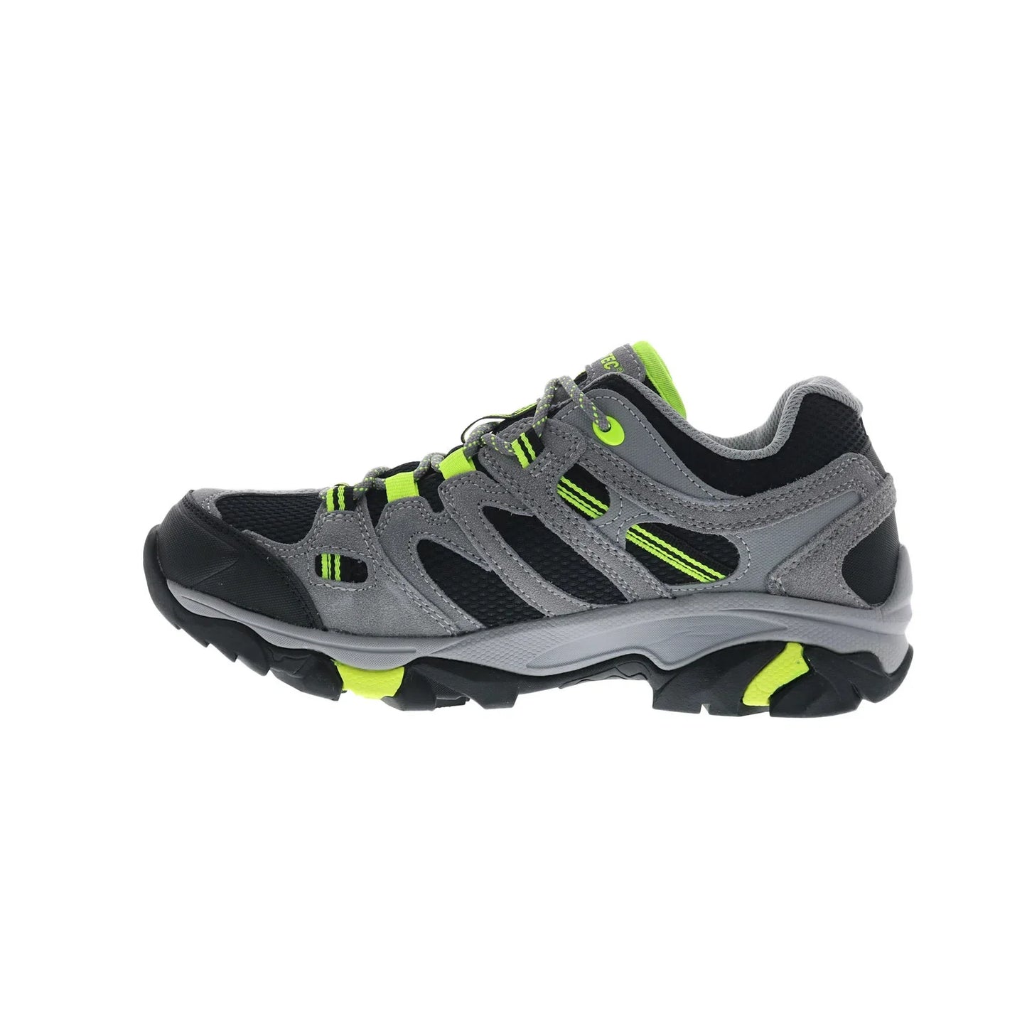 Hi-Tec Apex Low WP CH80047M-NY Mens Gray Suede Lace Up Hiking Boots