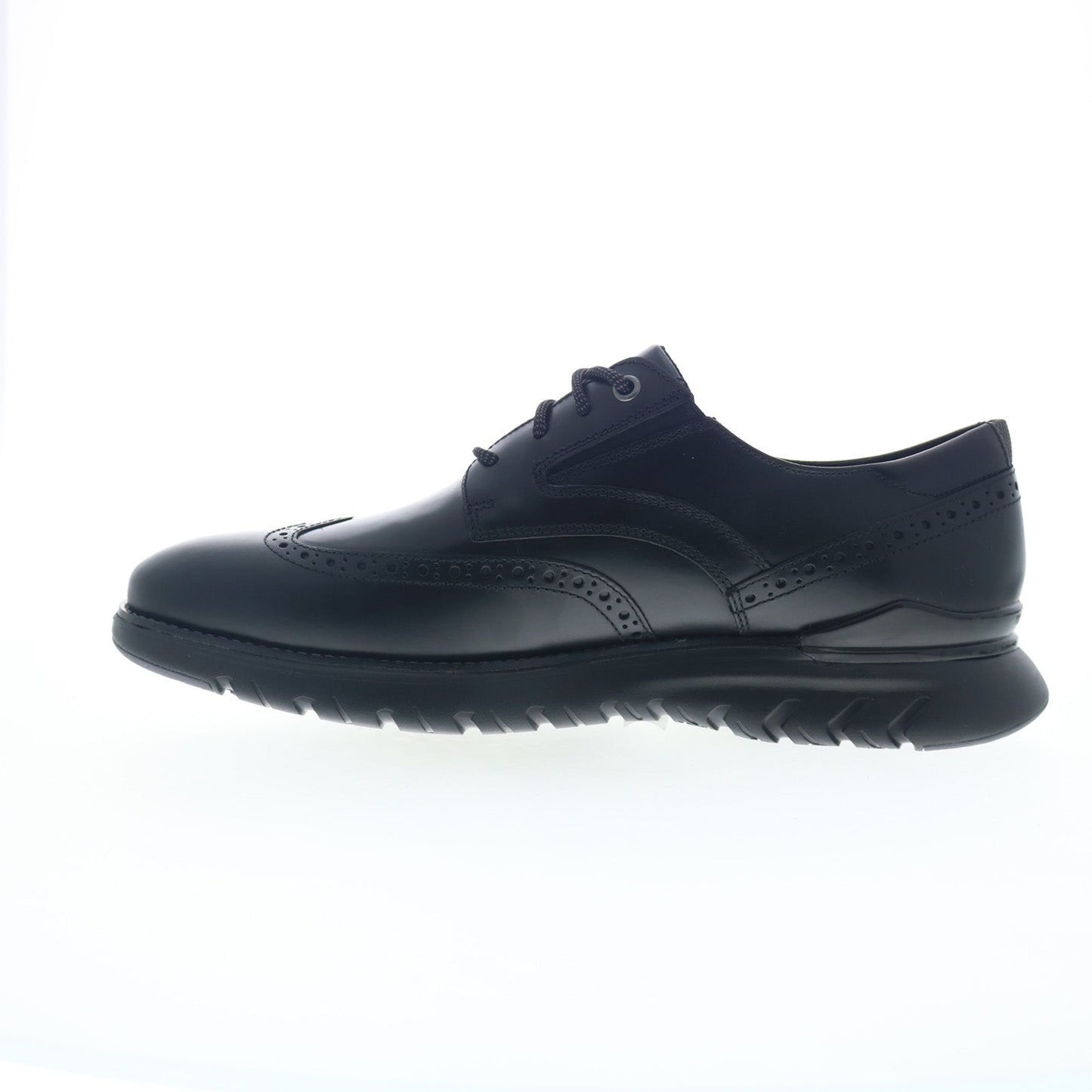 Rockport Total Motion Sport Wingtip Mens Black Oxfords & Lace Ups Shoes