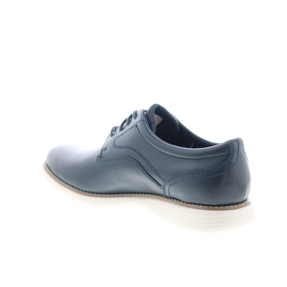 Rockport Garett Plain Toe CJ5650 Mens Blue Leather Oxfords Plain Toe Shoes