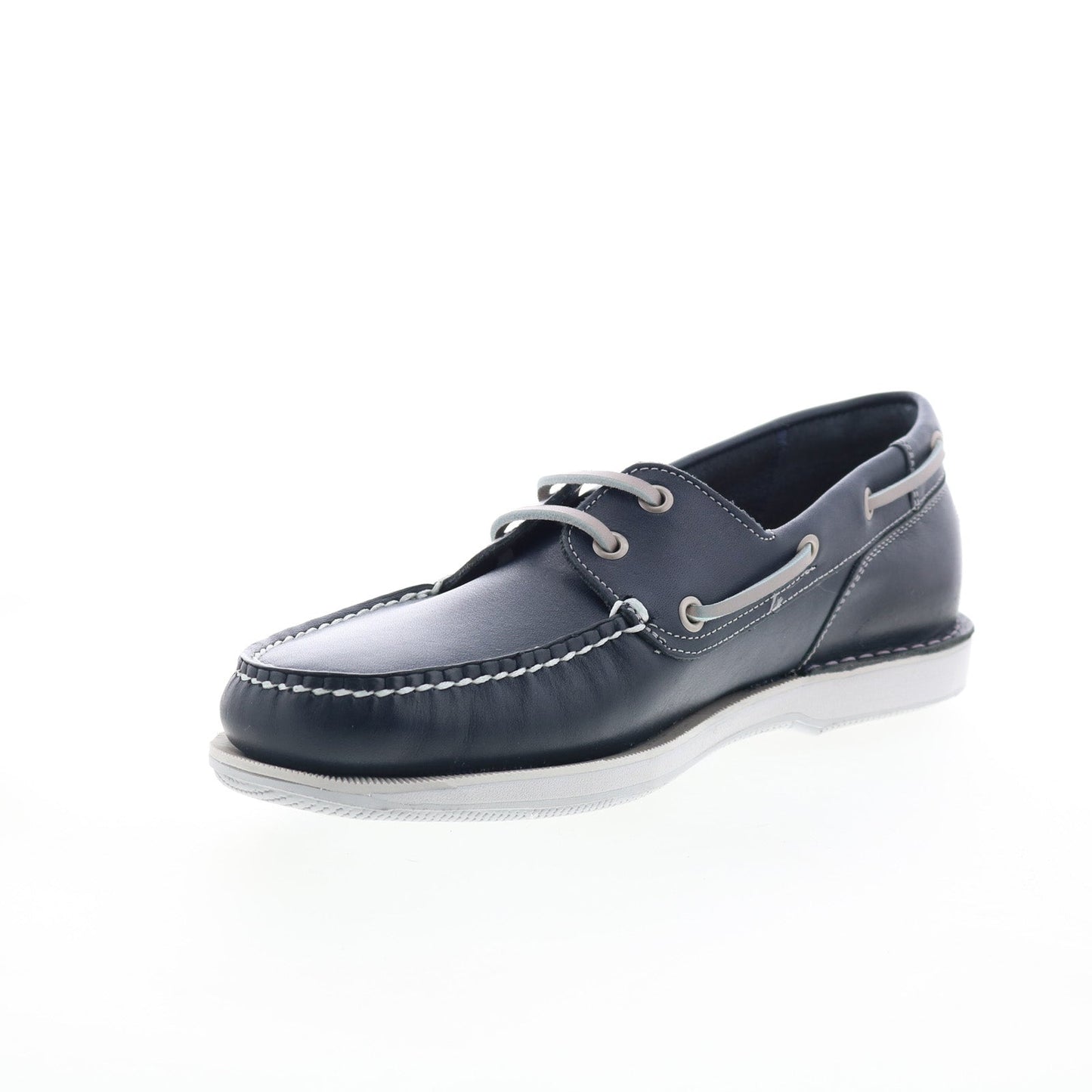 Rockport Perth CI8402 Mens Blue Wide Leather Loafers & Slip Ons Boat Shoes