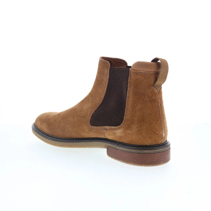 Clarks Clarkdale Hall 26162249 Mens Brown Suede Slip On Chelsea Boots