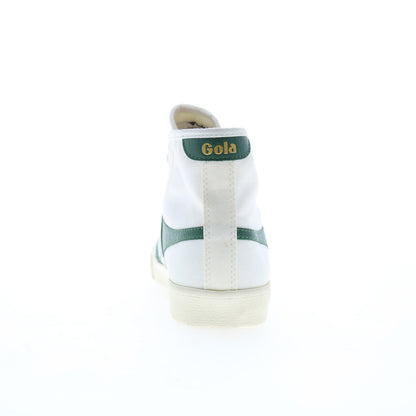 Gola Tennis Mark Cox High CLB093 Womens White Canvas Lifestyle Sneakers Shoes