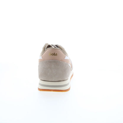 Gola Daytona Chute CLB337 Womens White Suede Lifestyle Sneakers Shoes