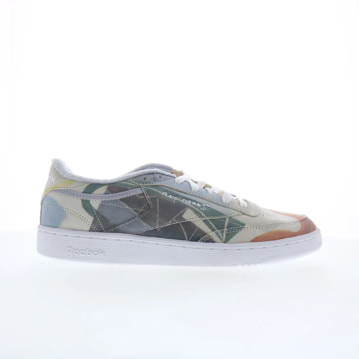 Reebok Club C 85 Eames Office Mens Gray Leather Lifestyle Sneakers Shoes