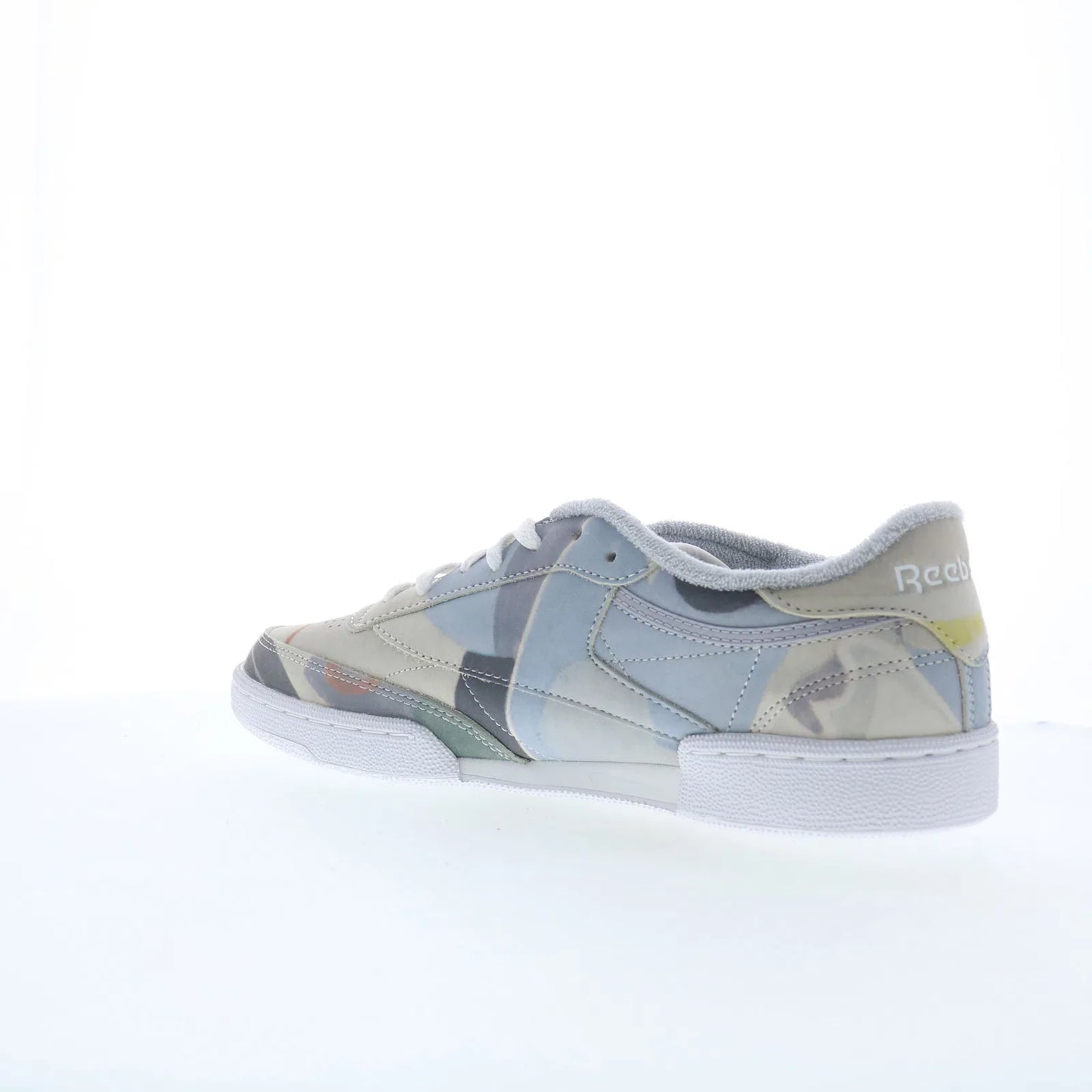 Reebok Club C 85 Eames Office Mens Gray Leather Lifestyle Sneakers Shoes