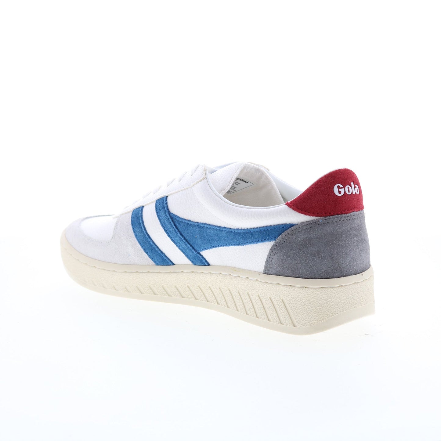 Gola Grandslam Trident CMA415 Mens White Suede Lifestyle Sneakers Shoes