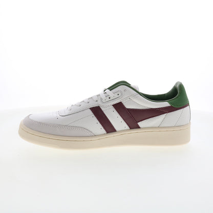 Gola Contact Leather CMB261 Mens White Synthetic Lifestyle Sneakers Shoes