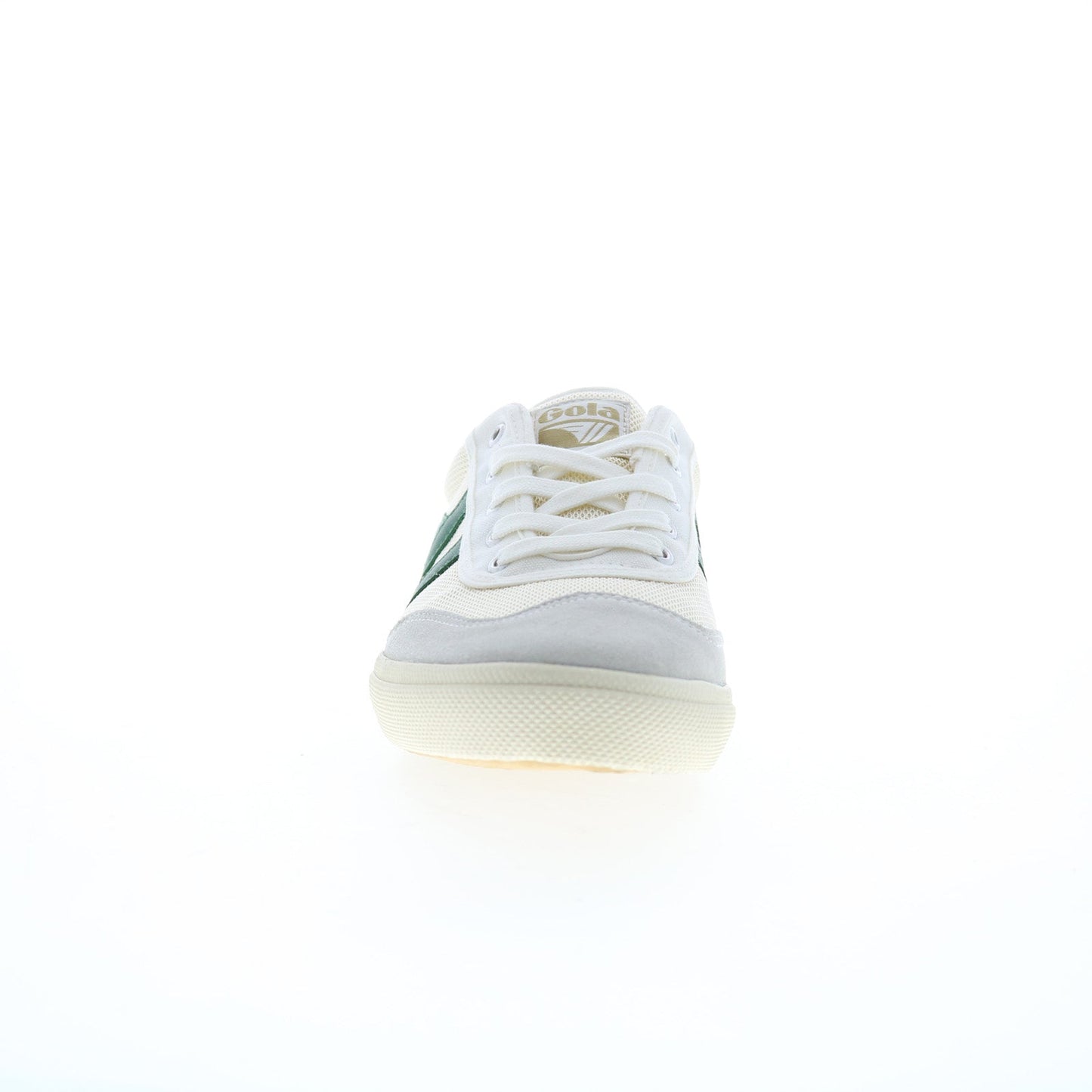 Gola Badminton Mesh CMB321 Mens White Leather Lifestyle Sneakers Shoes