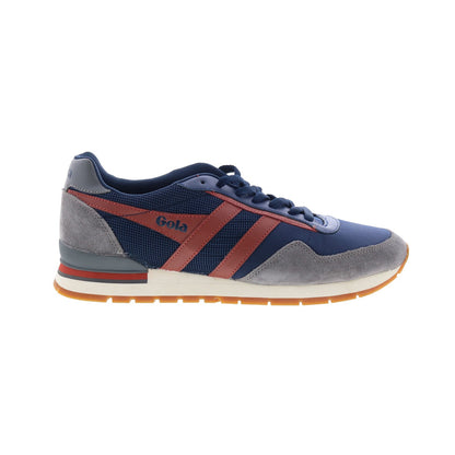 Gola Atlanta CMB425 Mens Blue Suede Lace Up Lifestyle Sneakers Shoes