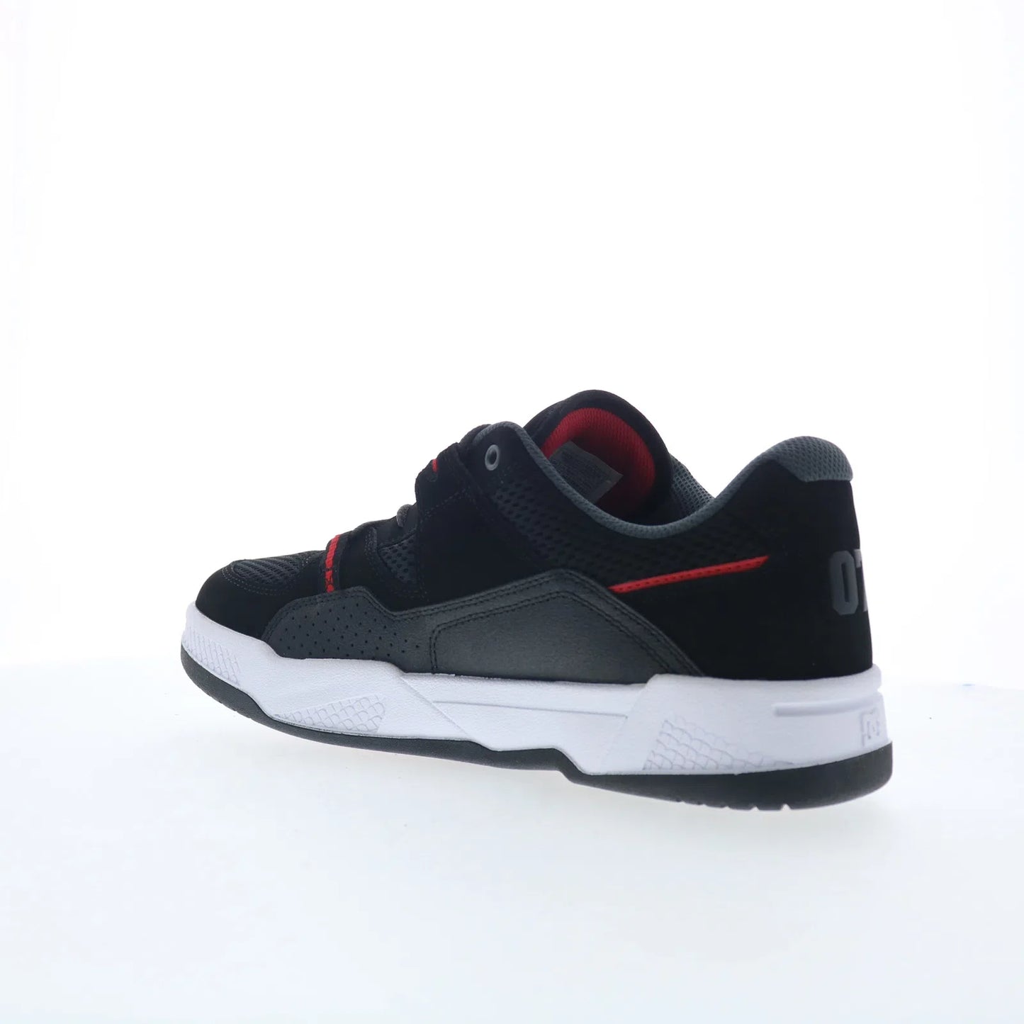 DC Construct DC01659061-BLKRED Mens Black Skate Inspired Sneakers Shoes