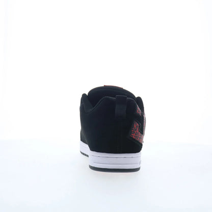DC Court Graffik 300529-BW5 Mens Black Nubuck Skate Inspired Sneakers Shoes