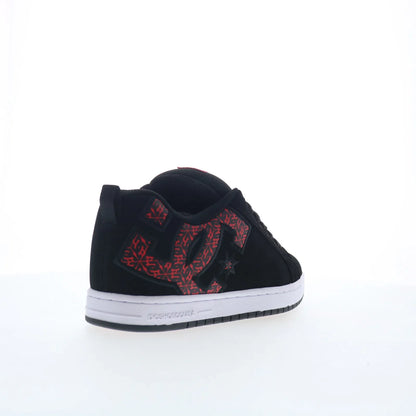 DC Court Graffik 300529-BW5 Mens Black Nubuck Skate Inspired Sneakers Shoes