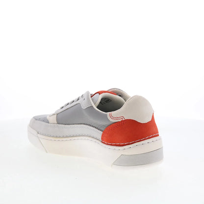 Clarks Craft Court Lace 26170937 Mens Gray Leather Lifestyle Sneakers Shoes