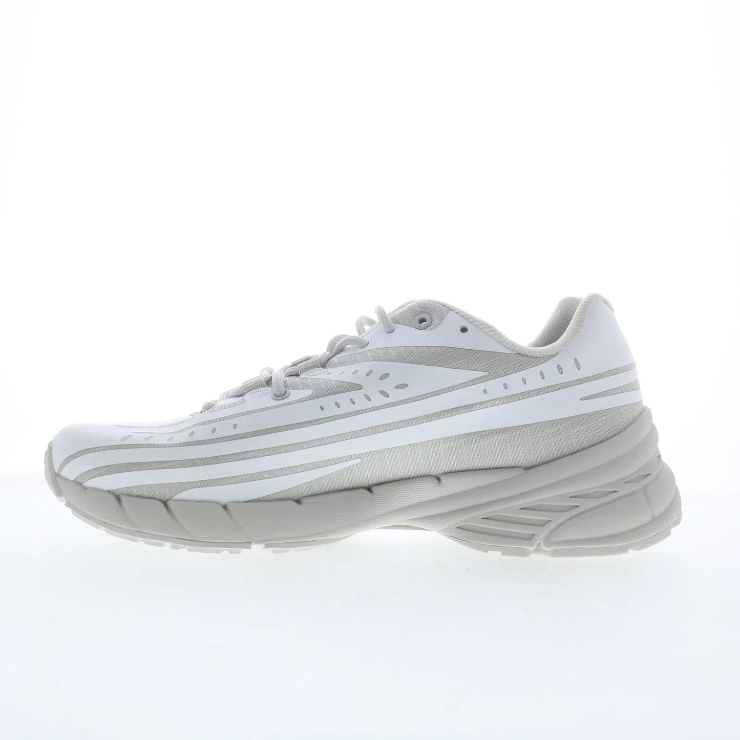 Diesel D-Airspeed Low Mens Silver Synthetic Lace Up Athletic Running Shoes
