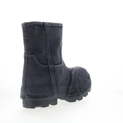 Diesel D-Hammer CH MD Y03325-P6078-T8013 Mens Black Casual Dress Boots