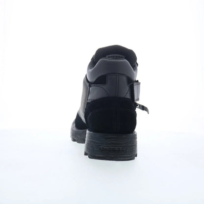Diesel D-Hammer MB Y03000-P2590-T8013 Mens Black Suede Casual Dress Boots