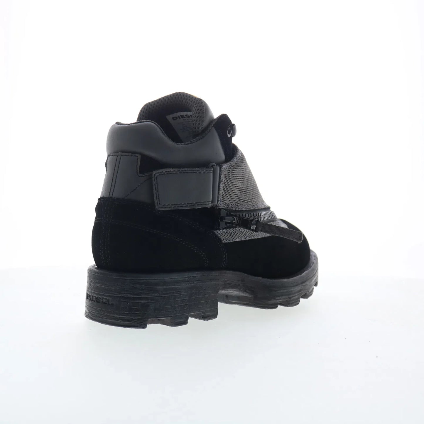 Diesel D-Hammer MB Y03000-P2590-T8013 Mens Black Suede Casual Dress Boots