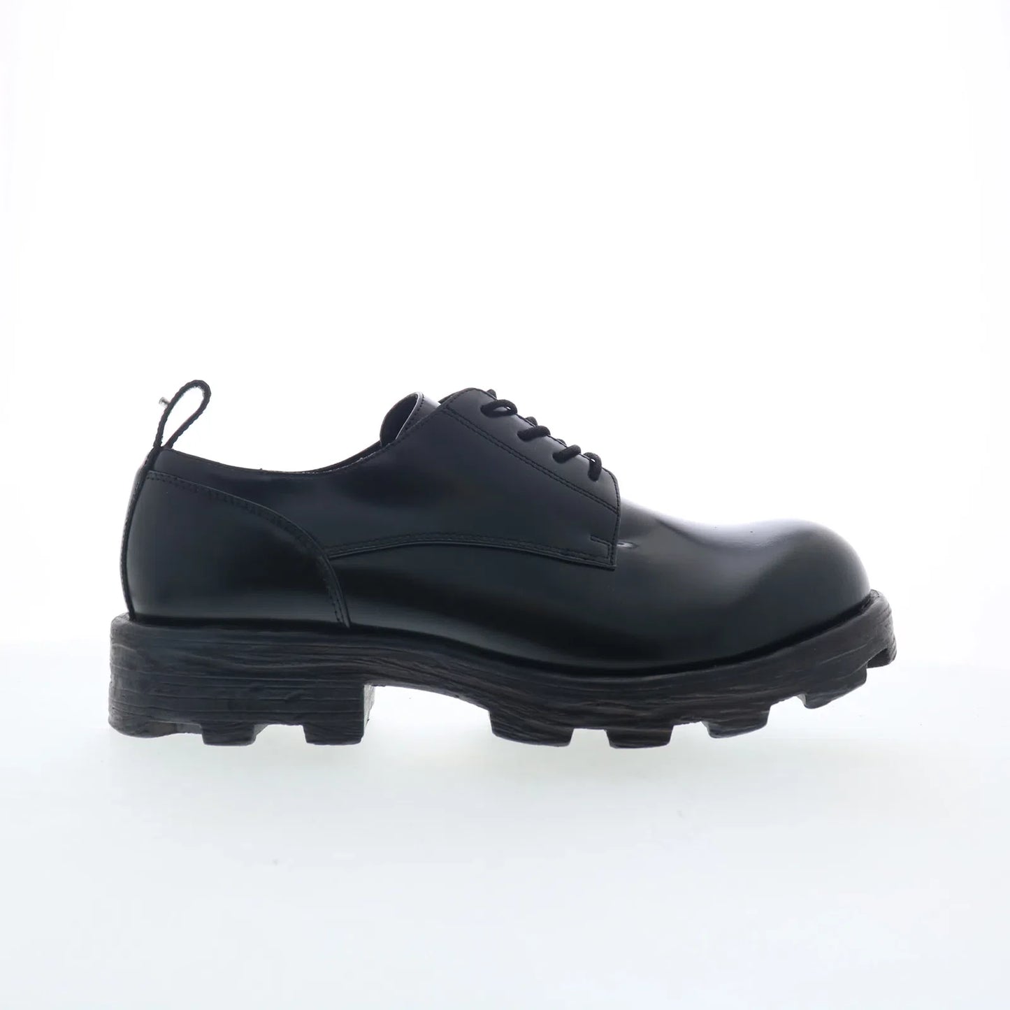 Diesel D-Hammer Sh Mens Black Leather Oxfords & Lace Ups Plain Toe Shoes