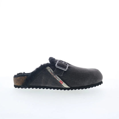 Diesel D-Woodstock X Y03375-PS913-T8013 Mens Black Mules Slippers Shoes