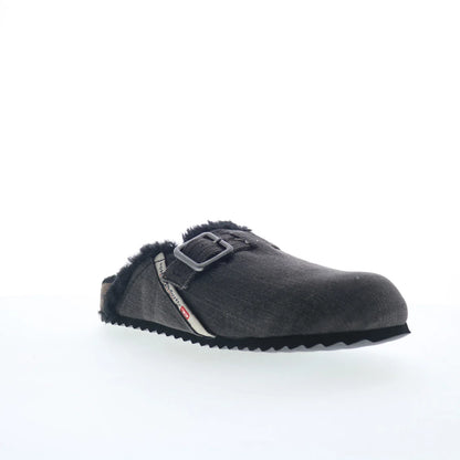 Diesel D-Woodstock X Y03375-PS913-T8013 Mens Black Mules Slippers Shoes