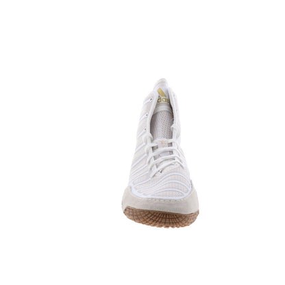 Adidas Varner DA9891 Mens Beige Synthetic Lace Up Athletic Wrestling Shoes