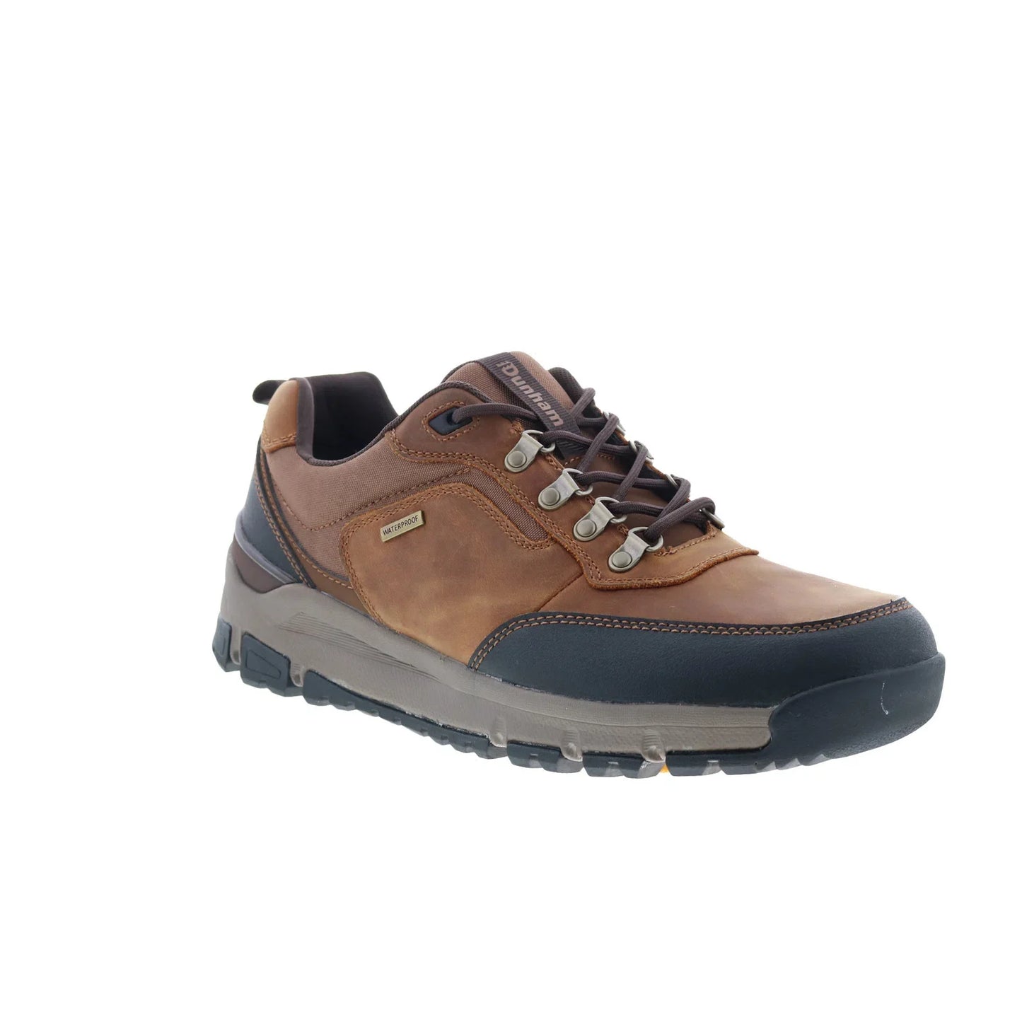 Dunham Alpine WP Lace Up Mens Brown Extra Wide 4E Lifestyle Sneakers Shoes